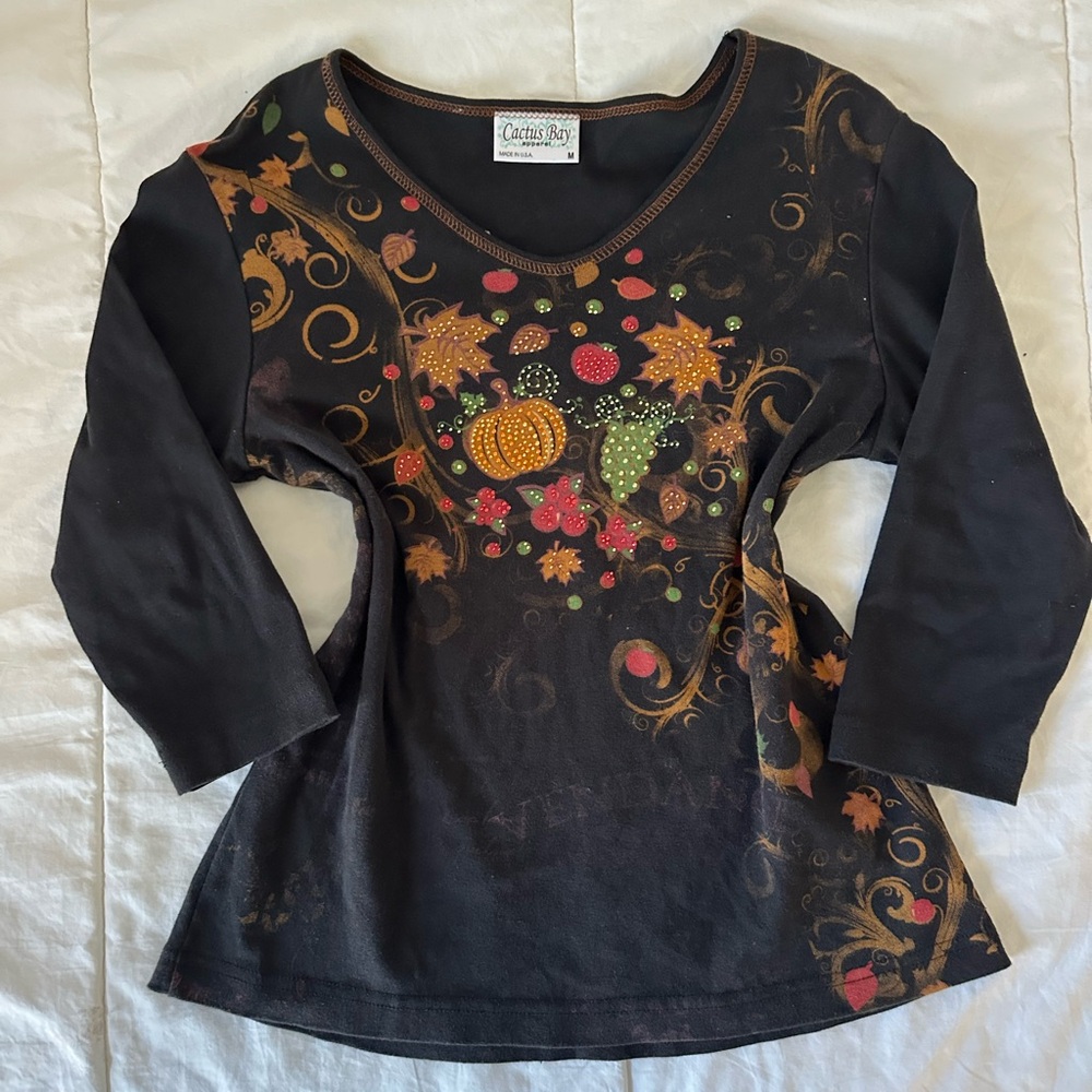 Twee style autumnal top